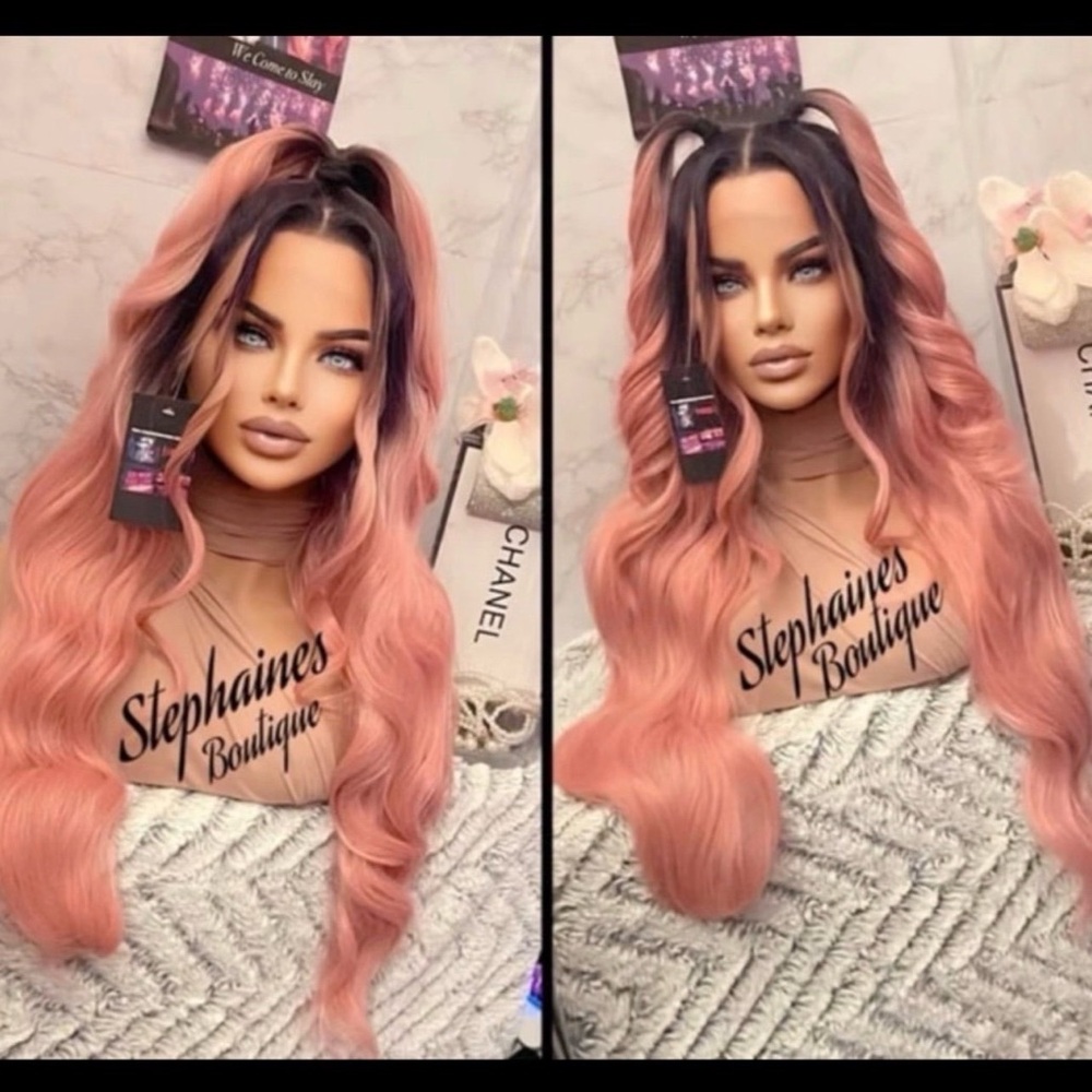 Human Hair Blended Lace Front Wig
